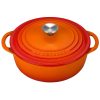 Le Creuset 2.75 Qt. Shallow Round Dutch Oven | Flame 1 Le Creuset 2.75 Qt. Shallow Round Dutch Oven | Flame -Le Creuset sales rs11062 l25453a 222s