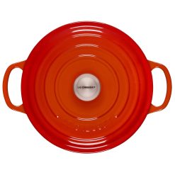 Le Creuset 3.5 Qt. Round Signature Dutch Oven With Stainless Steel Knob | Flame Orange -Le Creuset sales rs11161 ls2501 222ss 3