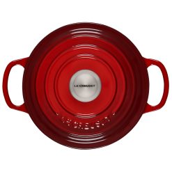 Le Creuset 2 Qt. Round Signature Cast Iron Dutch Oven With Stainless Steel Knob | Cerise/Cherry Red 4 Le Creuset 2 Qt. Round Signature Cast Iron Dutch Oven With Stainless Steel Knob | Cerise/Cherry Red -Le Creuset sales rs11185 ls2501 1867ss 3