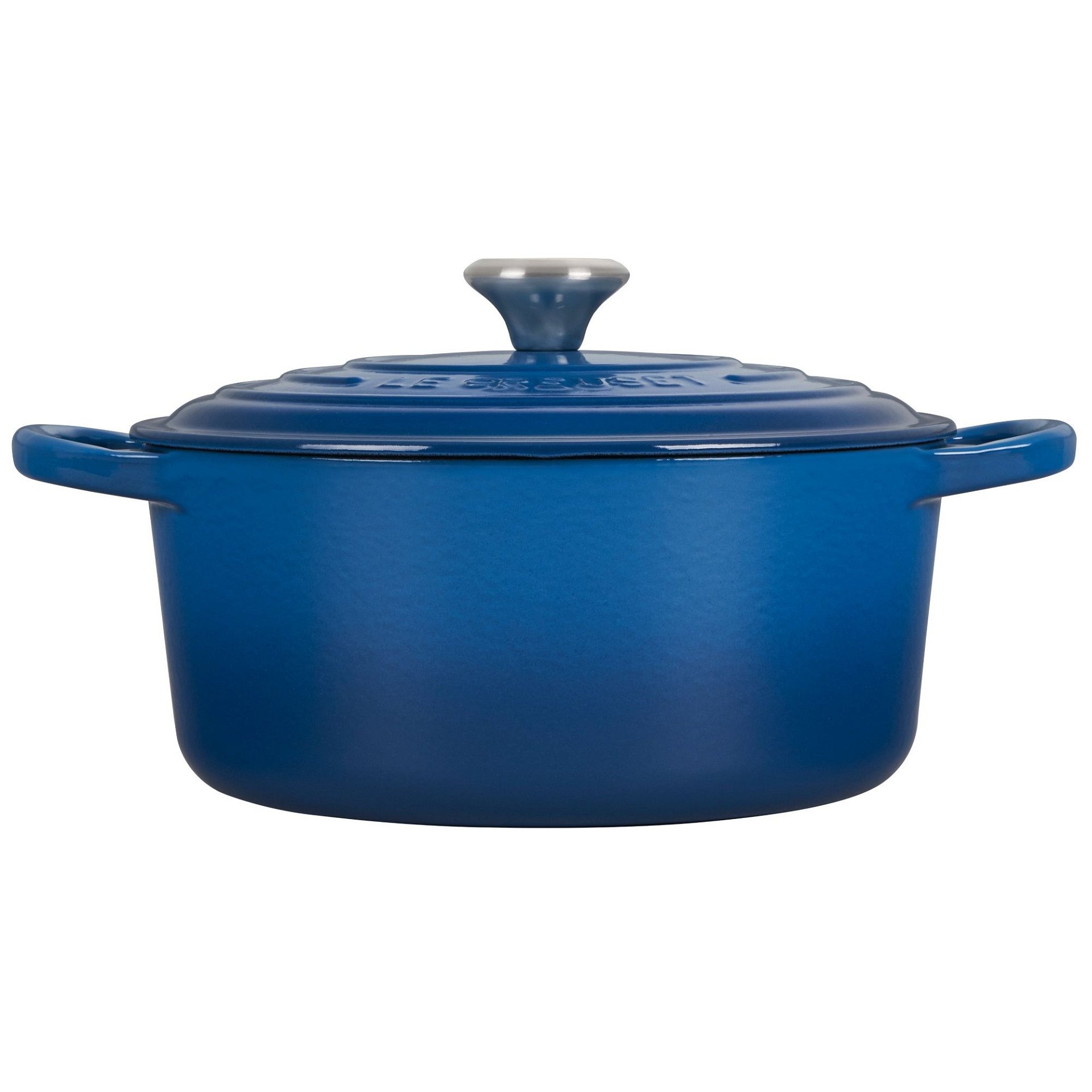Le Creuset 3.5 Qt. Round Signature Dutch Oven with Stainless Steel Knob | Marseille Blue Le Creuset 3.5 Qt. Round Signature Dutch Oven With Stainless Steel Knob | Marseille Blue -Le Creuset sales rs11192 ls2501 2259ss 2 1