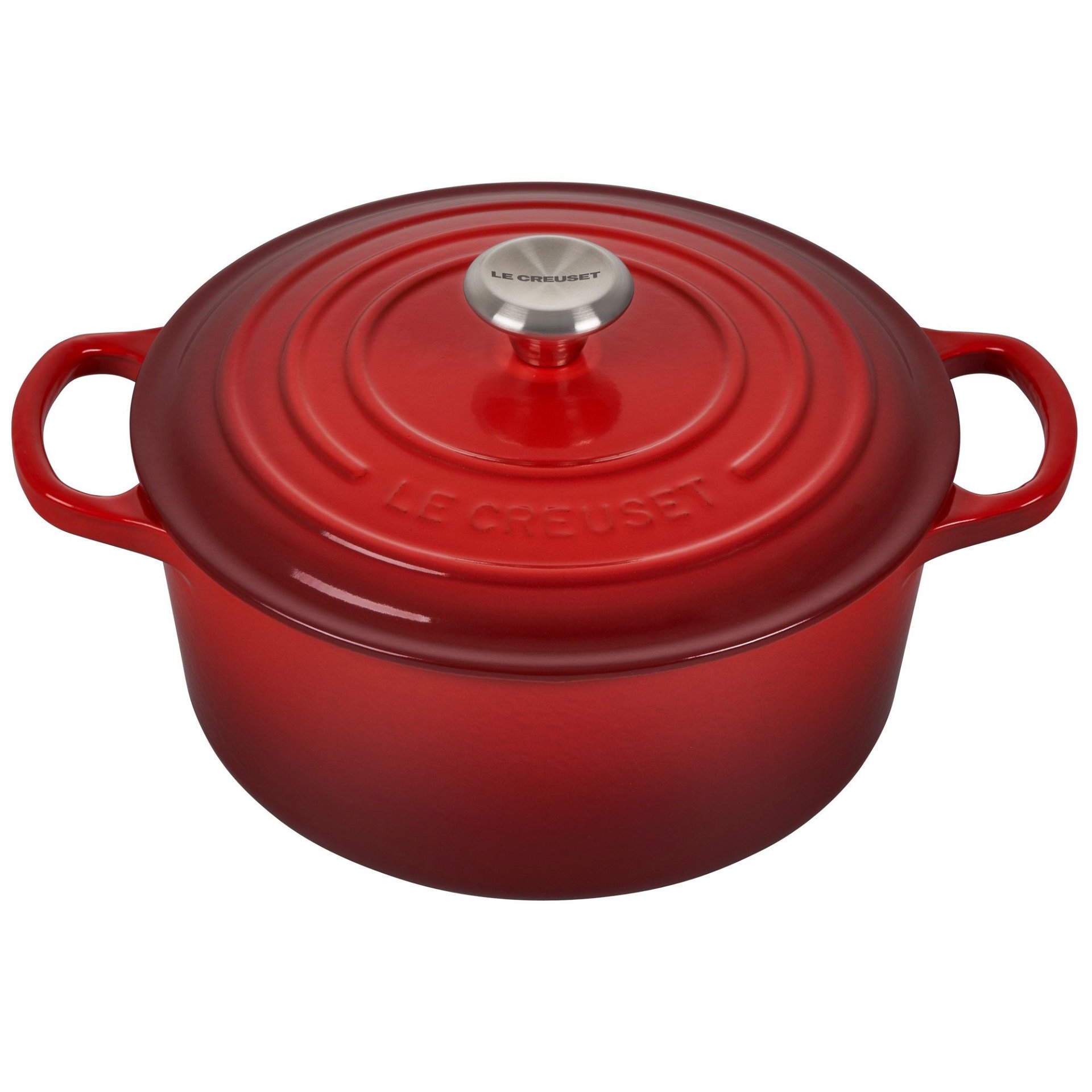 Le Creuset 3.5 Qt. Round Signature Dutch Oven with Stainless Steel Knob | Cerise/Cherry Red Le Creuset 3.5 Qt. Round Signature Dutch Oven With Stainless Steel Knob | Cerise/Cherry Red -Le Creuset sales rs11195 ls2501 2267ss