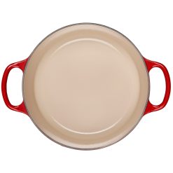 Le Creuset 3.5 Qt. Round Signature Dutch Oven With Stainless Steel Knob | Cerise/Cherry Red 4 Le Creuset 3.5 Qt. Round Signature Dutch Oven With Stainless Steel Knob | Cerise/Cherry Red -Le Creuset sales rs11198 ls2501 2267ss inside