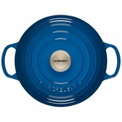 Le Creuset 4.5 Qt. Round Signature Dutch Oven With Stainless Steel Knob | Marseille Blue -Le Creuset sales rs11205 ls2501 2459ss 3