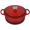 Le Creuset 4.5 Qt. Round Signature Dutch Oven With Stainless Steel Knob | Cerise/Cherry Red 1 Le Creuset 4.5 Qt. Round Signature Dutch Oven With Stainless Steel Knob | Cerise/Cherry Red -Le Creuset sales rs11207 ls2501 2467ss