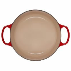Le Creuset 4.5 Qt. Round Signature Dutch Oven With Stainless Steel Knob | Cerise/Cherry Red 12 Le Creuset 4.5 Qt. Round Signature Dutch Oven With Stainless Steel Knob | Cerise/Cherry Red -Le Creuset sales rs11210 ls2501 2467ss inside