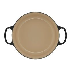 Le Creuset 7.25 Qt. Round Signature Dutch Oven With Stainless Steel Knob | Licorice -Le Creuset sales rs11824 ls2501 2820ss 4 1 1