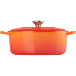 Le Creuset 5 Qt. Oval Signature Dutch Oven With Stainless Steel Knob | Flame Orange -Le Creuset sales rs11942 lc 20191021 fr ps 00001s 1