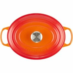 Le Creuset 5 Qt. Oval Signature Dutch Oven With Stainless Steel Knob | Flame Orange -Le Creuset sales rs11944 lc 20191021 fr ps 00007s 1