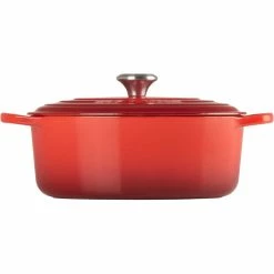 Le Creuset 5 Qt. Oval Signature Dutch Oven With Stainless Steel Knob | Cerise/Cherry Red 8 Le Creuset 5 Qt. Oval Signature Dutch Oven With Stainless Steel Knob | Cerise/Cherry Red -Le Creuset sales rs11947 lc 20191021 fr ps 00002s