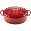 Le Creuset 5 Qt. Oval Signature Dutch Oven With Stainless Steel Knob | Cerise/Cherry Red 1 Le Creuset 5 Qt. Oval Signature Dutch Oven With Stainless Steel Knob | Cerise/Cherry Red -Le Creuset sales rs11948 lc 20191021 fr ps 00006s