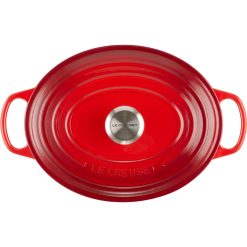 Le Creuset 5 Qt. Oval Signature Dutch Oven With Stainless Steel Knob | Cerise/Cherry Red -Le Creuset sales rs11949 lc 20191021 fr ps 00009s