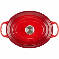 Le Creuset 5 Qt. Oval Signature Dutch Oven With Stainless Steel Knob | Cerise/Cherry Red 9 Le Creuset 5 Qt. Oval Signature Dutch Oven With Stainless Steel Knob | Cerise/Cherry Red -Le Creuset sales rs11949 lc 20191021 fr ps 00009s