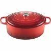 Le Creuset 9.5 Qt. Oval Signature Dutch Oven With Stainless Steel Knob | Cerise/Cherry Red -Le Creuset sales rs11961 lc 20191107 fr ps 00003 s