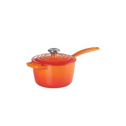 Le Creuset 10-Piece Signature Cookware Set With Stainless Steel Knobs | Flame Orange -Le Creuset sales rs11967 signature iron handle saucepan 160390s 1 1