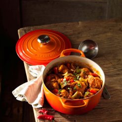 Le Creuset 4.5 Qt. Round Signature Dutch Oven With Stainless Steel Knob | Flame Orange -Le Creuset sales rs12071 lc 20190208 nl ls 00448