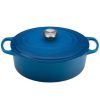 Le Creuset 5 Qt. Oval Signature Dutch Oven With Stainless Steel Knob | Marseille Blue -Le Creuset sales rs12268 ls2502 2959ss.jpg ls2502 2959ss resized 1
