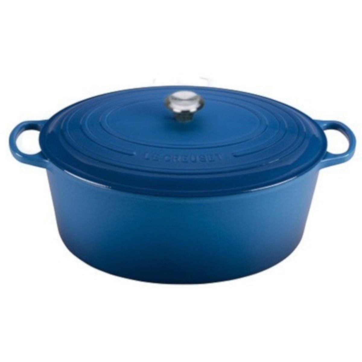 Le Creuset 15.5 Qt. Oval Signature Dutch Oven with Stainless Steel Knob | Marseille Blue Le Creuset 15.5 Qt. Oval Signature Dutch Oven With Stainless Steel Knob | Marseille Blue -Le Creuset sales rs12271 ls2502 4059ss