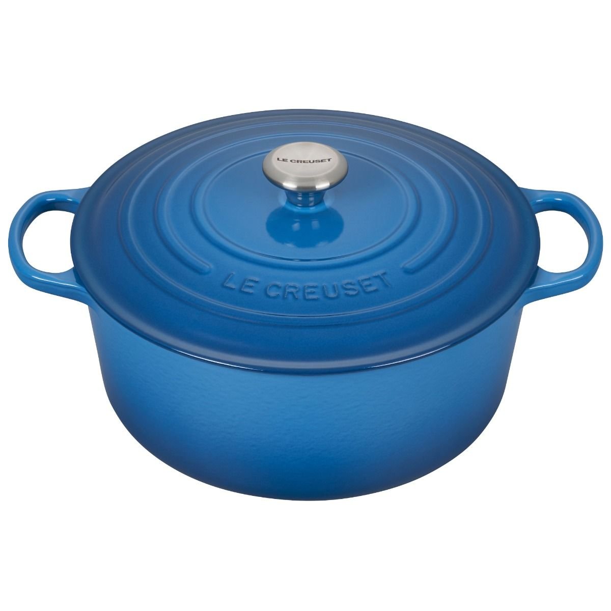 Le Creuset 9 Qt. Round Signature Dutch Oven with Stainless Steel Knob | Marseille Blue Le Creuset 9 Qt. Round Signature Dutch Oven With Stainless Steel Knob | Marseille Blue -Le Creuset sales rs12410 ls2501 3059ss