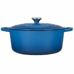 Le Creuset 9 Qt. Round Signature Dutch Oven With Stainless Steel Knob | Marseille Blue 10 Le Creuset 9 Qt. Round Signature Dutch Oven With Stainless Steel Knob | Marseille Blue -Le Creuset sales rs12411 ls2501 3059ss 2