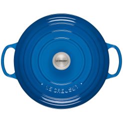 Le Creuset 9 Qt. Round Signature Dutch Oven With Stainless Steel Knob | Marseille Blue 4 Le Creuset 9 Qt. Round Signature Dutch Oven With Stainless Steel Knob | Marseille Blue -Le Creuset sales rs12412 ls2501 3059ss 3