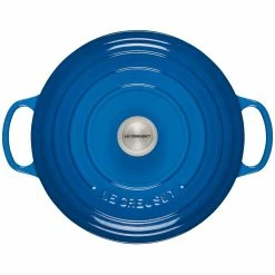 Le Creuset 9 Qt. Round Signature Dutch Oven With Stainless Steel Knob | Marseille Blue 11 Le Creuset 9 Qt. Round Signature Dutch Oven With Stainless Steel Knob | Marseille Blue -Le Creuset sales rs12412 ls2501 3059ss 3