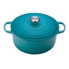 Le Creuset 7.25 Qt. Round Signature Dutch Oven With Stainless Steel Knob | Caribbean Blue 1 Le Creuset 7.25 Qt. Round Signature Dutch Oven With Stainless Steel Knob | Caribbean Blue -Le Creuset sales rs13010 rs11420 ls2501 2817 ss