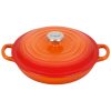 Le Creuset 1.5 Qt. Signature Enameled Cast Iron Braiser With Stainless Steel Knob | Flame Orange -Le Creuset sales rs13412 ls2532 222ss lpr