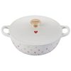 Le Creuset L'Amour 2.75 Qt. Enameled Cast Iron Soup Pot With Gold Knob & Heart Applique | White 2 Le Creuset L'Amour 2.75 Qt. Enameled Cast Iron Soup Pot With Gold Knob & Heart Applique | White -Le Creuset sales rs13472 l2574 2216hlg