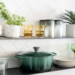 Le Creuset 5.5 Qt. Round Signature Dutch Oven With Stainless Steel Knob | Artichaut -Le Creuset sales rs16001 0921 lecreuset lifestyle 60