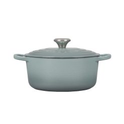 Le Creuset 4.5 Qt. Round Signature Dutch Oven With Stainless Steel Knob | Sea Salt 3 Le Creuset 4.5 Qt. Round Signature Dutch Oven With Stainless Steel Knob | Sea Salt -Le Creuset sales rs17056 ls2501 24717ss 2