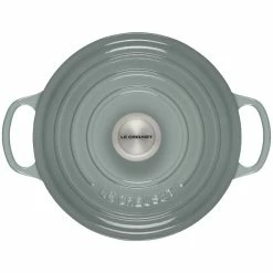 Le Creuset 4.5 Qt. Round Signature Dutch Oven With Stainless Steel Knob | Sea Salt -Le Creuset sales rs17057 ls2501 24717ss 3
