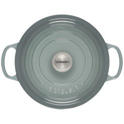 Le Creuset 5.5 Qt. Round Signature Dutch Oven With Stainless Steel Knob | Sea Salt -Le Creuset sales rs17061 ls2501 26717ss 3