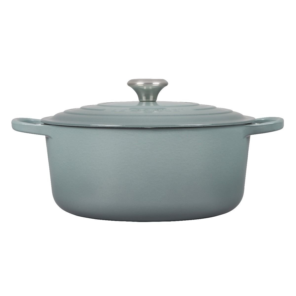 Le Creuset 7.25 Qt. Round Signature Dutch Oven with Stainless Steel Knob | Sea Salt Le Creuset 7.25 Qt. Round Signature Dutch Oven With Stainless Steel Knob | Sea Salt -Le Creuset sales rs17064 ls2501 28717ss 2