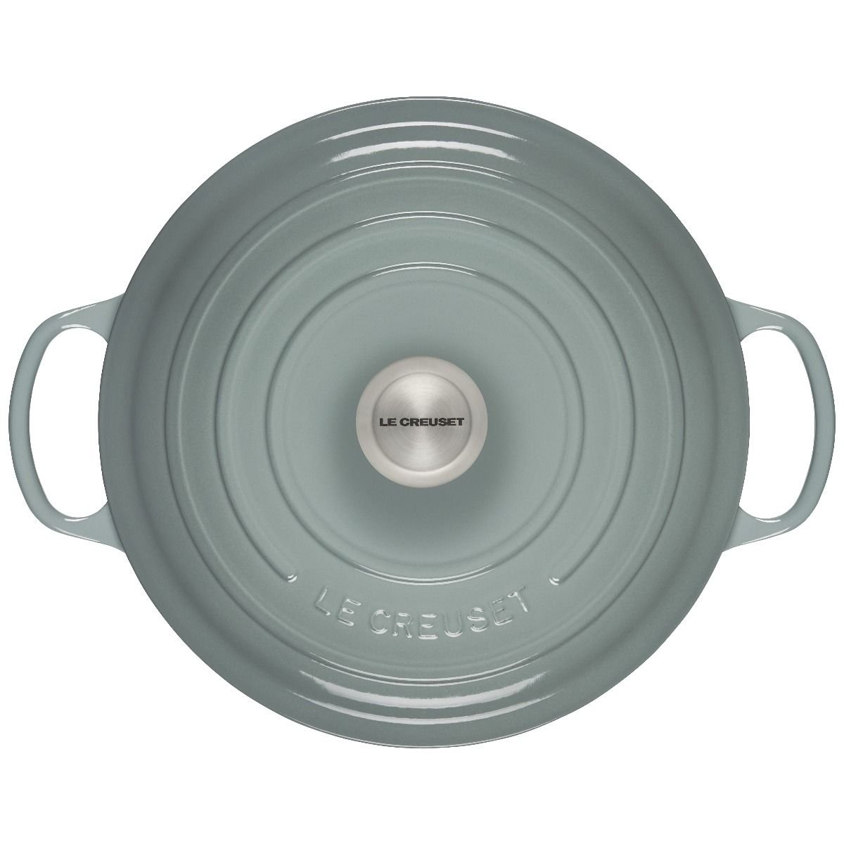 Le Creuset 7.25 Qt. Round Signature Dutch Oven with Stainless Steel Knob | Sea Salt Le Creuset 7.25 Qt. Round Signature Dutch Oven With Stainless Steel Knob | Sea Salt -Le Creuset sales rs17065 ls2501 28717ss 3