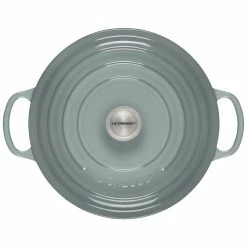 Le Creuset 9 Qt. Round Signature Dutch Oven With Stainless Steel Knob | Sea Salt -Le Creuset sales rs17069 ls2501 30717ss 3