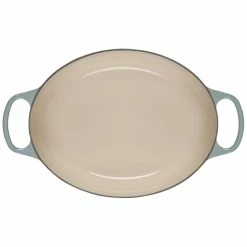 Le Creuset 6.75 Qt. Oval Signature Dutch Oven With Stainless Steel Knob | Sea Salt -Le Creuset sales rs17074 ls2502 31717ss 4