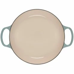 Le Creuset 3.5 Qt. Signature Enameled Cast Iron Braiser With Stainless Steel Knob | Sea Salt -Le Creuset sales rs17081 ls2532 30717ss 4 lpr