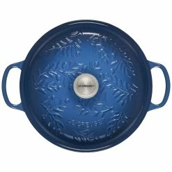 Le Creuset Olive Branch Collection 3.5 Qt. Signature Braiser | Marseille -Le Creuset sales rs17120 ls2532 3059ob 3