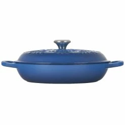 Le Creuset Olive Branch Collection 3.5 Qt. Signature Braiser | Marseille -Le Creuset sales rs17121 ls2532 3059ob 2