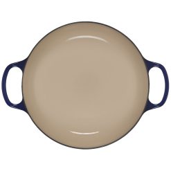 Le Creuset Olive Branch Collection 3.5 Qt. Signature Braiser | Indigo Blue 5 Le Creuset Olive Branch Collection 3.5 Qt. Signature Braiser | Indigo Blue -Le Creuset sales rs17123 ls2532 3078ob 4