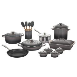 Le Creuset 20-Piece Mixed Material Cookware Set | Oyster