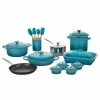 Le Creuset 20-Piece Mixed Material Cookware Set| Caribbean Blue -Le Creuset sales rs17183 ms2220 17 lpr