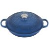 Le Creuset Olive Branch Collection 3.5 Qt. Signature Braiser | Marseille -Le Creuset sales rs17192 ls2532 3059ob