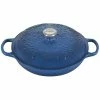 Le Creuset Olive Branch Collection 3.5 Qt. Signature Braiser | Marseille -Le Creuset sales rs17192 ls2532 3059ob