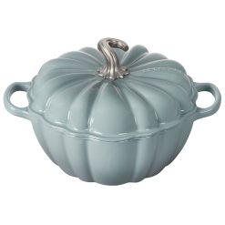 Le Creuset 4 Qt. Pumpkin Cocotte | Sea Salt