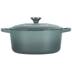 Le Creuset 3.5 Qt. Round Signature Dutch Oven With Stainless Steel Knob| Sea Salt -Le Creuset sales rs17359 rs11196 ls2501 22717ss 2p