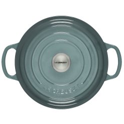 Le Creuset 3.5 Qt. Round Signature Dutch Oven With Stainless Steel Knob| Sea Salt -Le Creuset sales rs17360 rs11197 ls2501 22717ss 3p