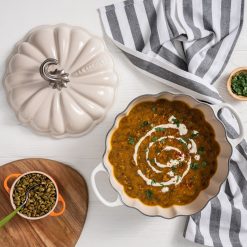 Le Creuset 4 Qt. Pumpkin Cocotte | Meringue 8 Le Creuset 4 Qt. Pumpkin Cocotte | Meringue -Le Creuset sales rs17489 cajun pumpkin soup 2