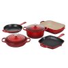 Le Creuset 7-Piece Signature Cookware Set | Cerise/Cherry Red