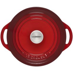 Le Creuset 2.75 Qt. Shallow Round Dutch Oven | Cerise -Le Creuset sales rs18080 2.75qtshallowrdcerise 3